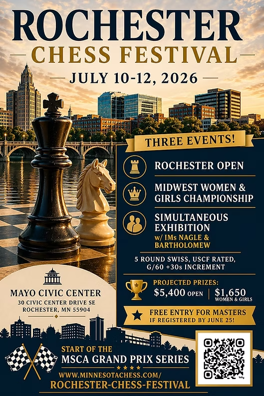 Final Results from the Rochester Chess Festival 2026